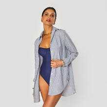 Corsage One Piece |Swimwear Bathers | Navy Glow