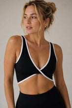 Scrunchie Top | Activewear | Black & White
