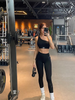 One Shoulder Sports Bra | Activewear | Black