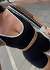 Scrunchie Top | Activewear | Black & White