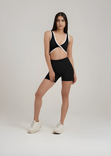 Scrunchie Top | Activewear | Black & White