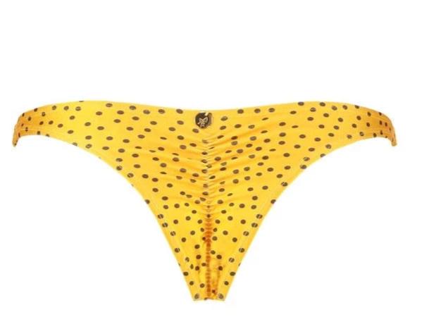 Ananás Push-Up Bikini Bottom | Swimwear | Yellow Print