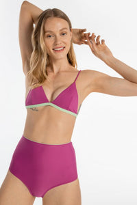 Ecoside Triangle Bikini Top | Swimwear | Pink