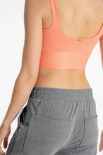 Wellness Tangerine Cropped Top | Activewear Sports Bra| Orange