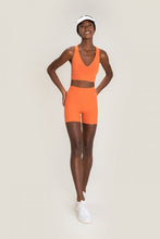 Active Mid Cropped Top | Activewear | Orange