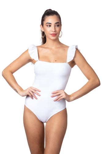 Angel One Piece | Swimwear | Bathers in White