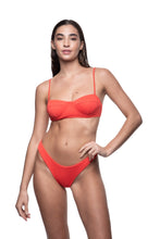 Corsage Bikini Bottom | Swimwear | Tangerine Orange
