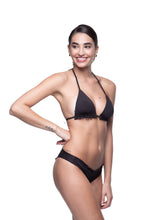 Brazilian Cheeky Triangle Bikini Top | Swimwear | Black