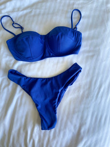 Lazuli Corsage Bikini Bottom | Swimwear | Blue Colour