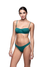 Corsage Bikini Bottom | Swimwear | Teal Green