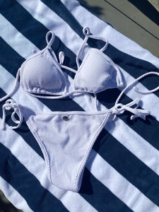 Bay Tie Sides Bikini Bottom | Swimwear | White