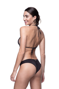 Brazilian Cheeky Bikini Bottom | Swimwear | Black